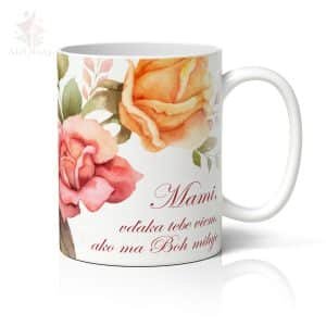 Kresťanská šálka s posolstvom - Vďaka mami!